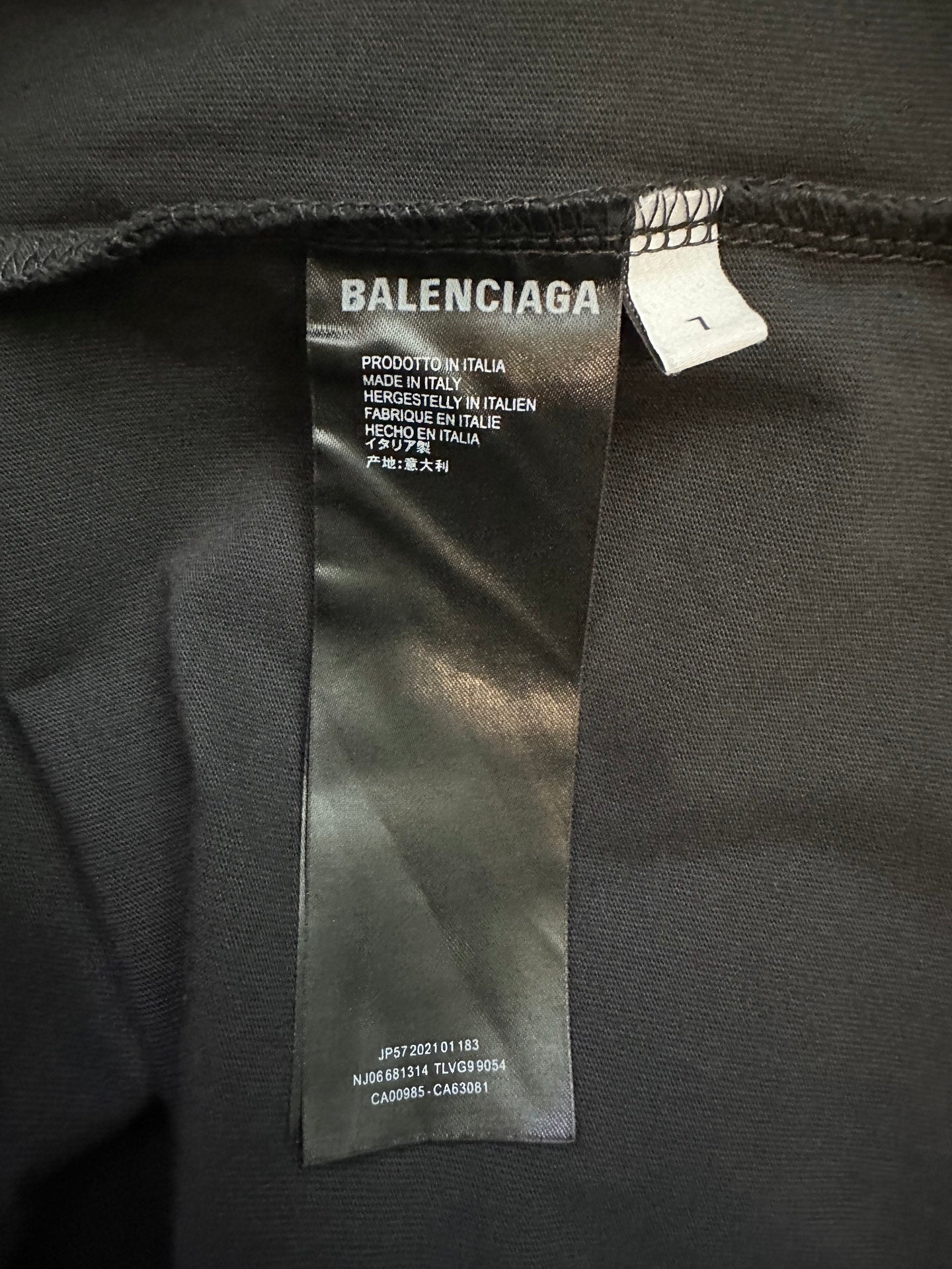 Balenciaga Seven Countries T-shirt