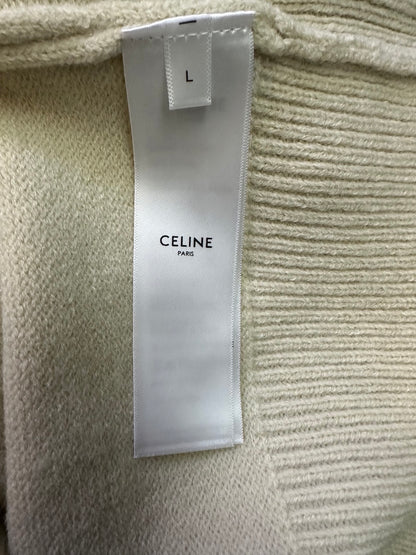 CELINE Crewneck Sweater 'White/Black'