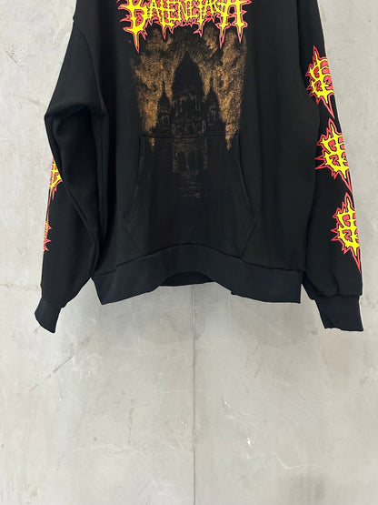 Balenciaga sacré cœur mid-length hoodie