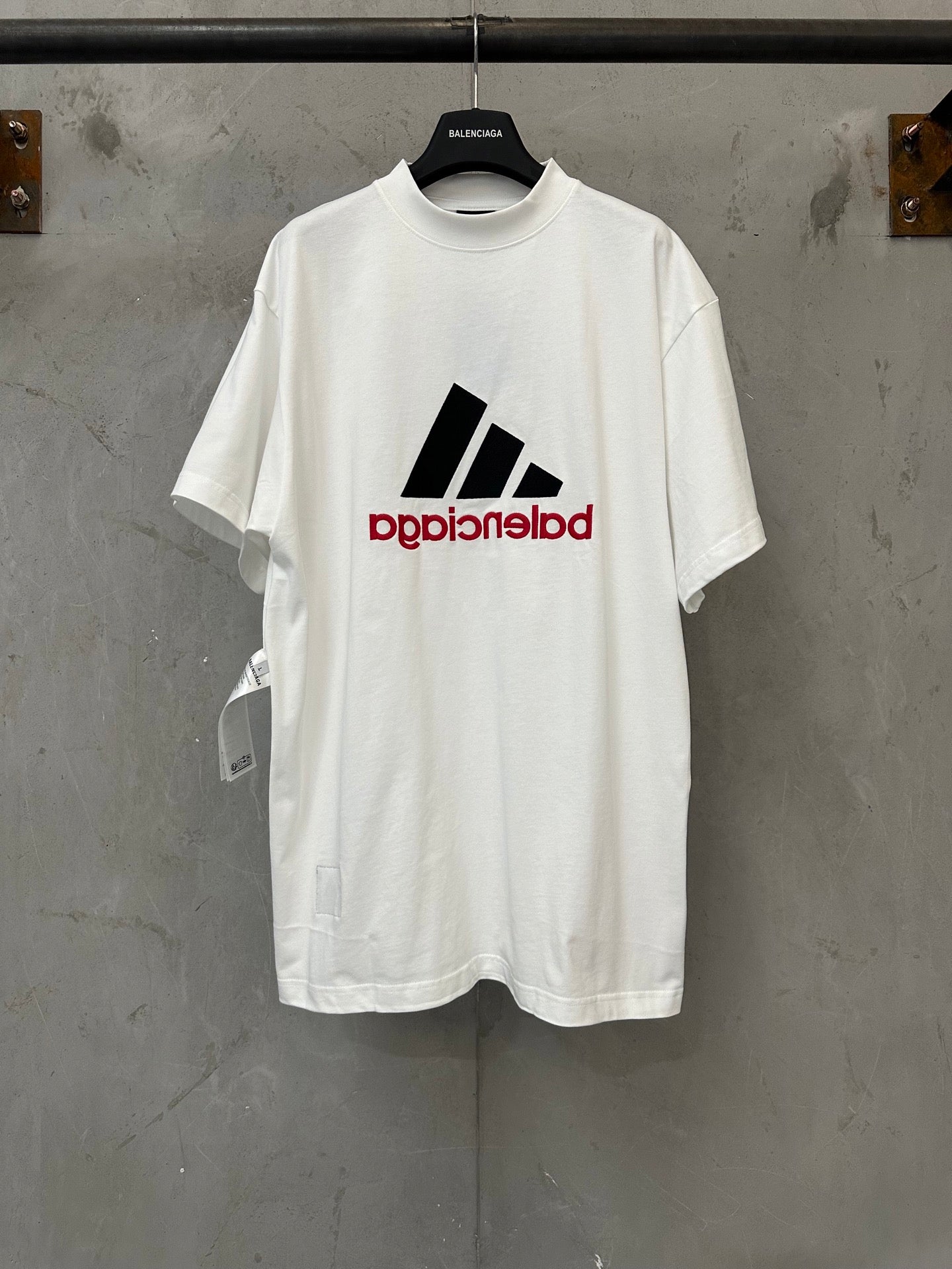 adidas BALENCIAGA T-Shirt Oversized "White"