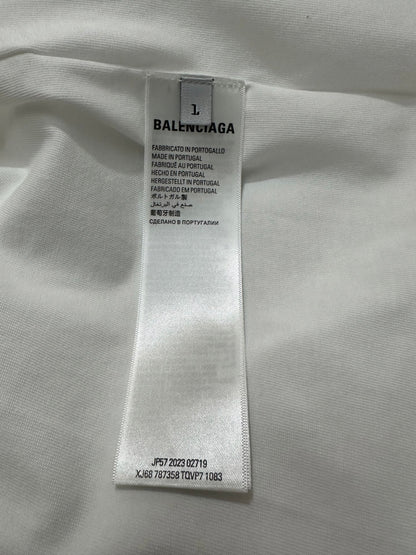 adidas BALENCIAGA T-Shirt Oversized "White"