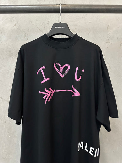 Balenciaga I<3 U Medium Fit T-shirt