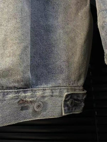 SAINT Mxxxxxx BJ_DENIM JACKET/DAMAGE