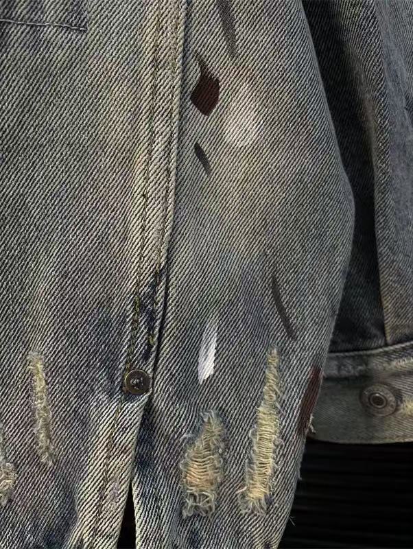 SAINT Mxxxxxx BJ_DENIM JACKET/DAMAGE