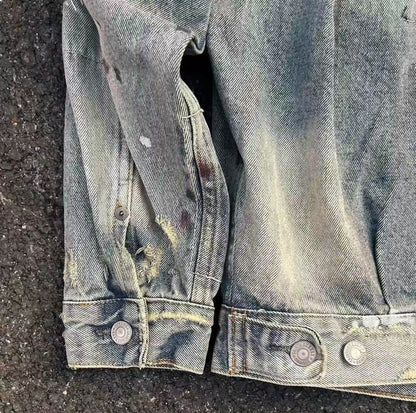 SAINT Mxxxxxx BJ_DENIM JACKET/DAMAGE