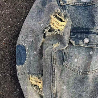 SAINT Mxxxxxx BJ_DENIM JACKET/DAMAGE