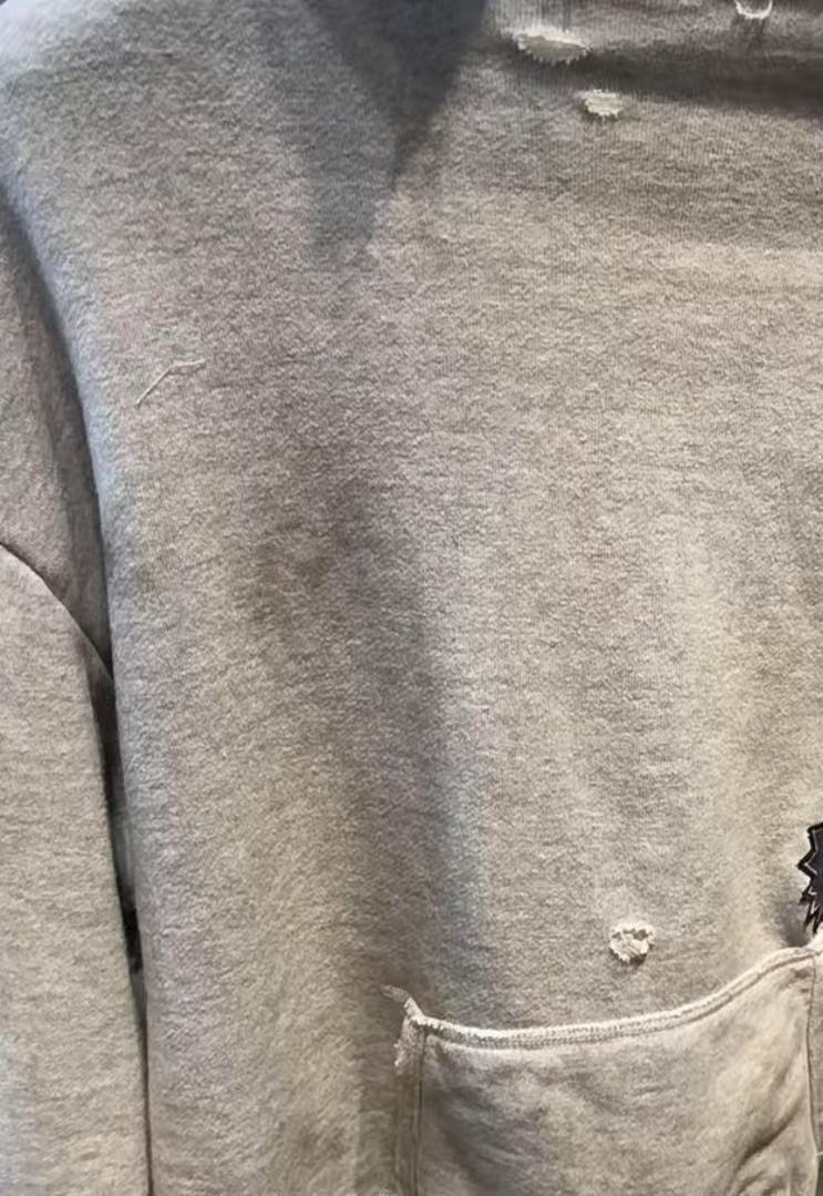 SAINT Mxxxxx xHOODIE/DBL FACE/CHARCOAL