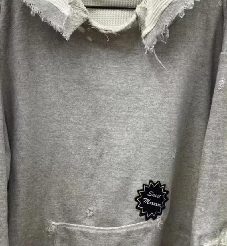 SAINT Mxxxxx xHOODIE/DBL FACE/CHARCOAL