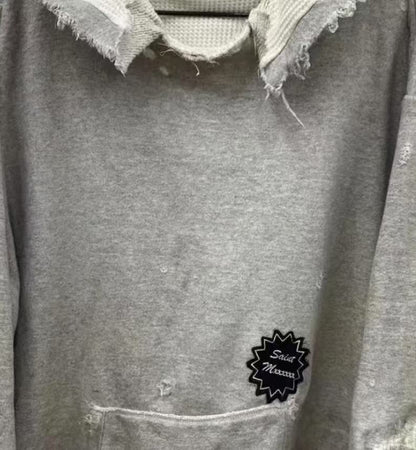SAINT Mxxxxx xHOODIE/DBL FACE/CHARCOAL