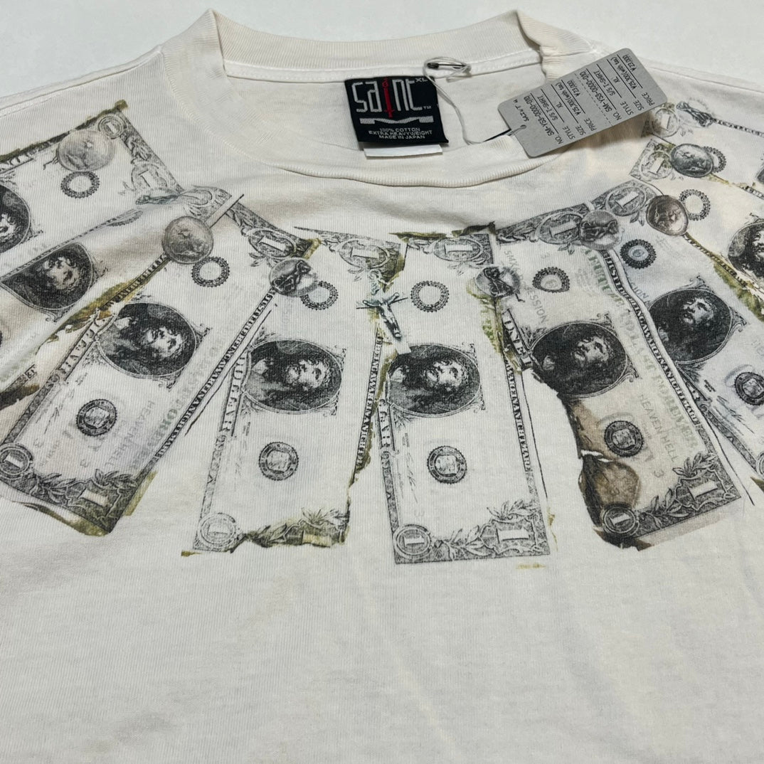 SAINT Mxxxxxx / MONEY / WHITE / Tシャツ