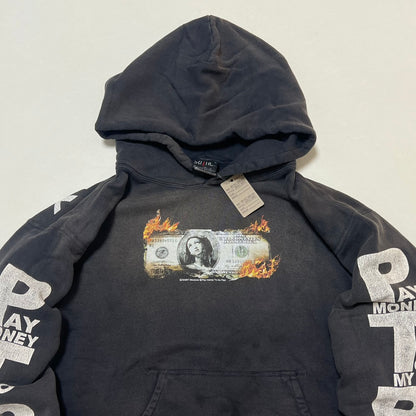 SAINT Mxxxxxx PTP_HOODIE/BRND MONEY/BLACK