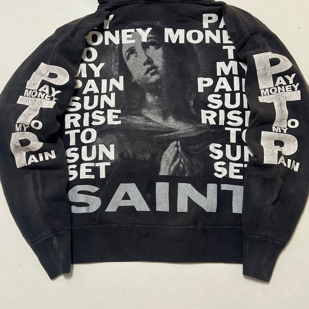 SAINT Mxxxxxx PTP_HOODIE/BRND MONEY/BLACK