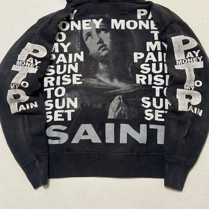 SAINT Mxxxxxx PTP_HOODIE/BRND MONEY/BLACK