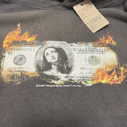 SAINT Mxxxxxx PTP_HOODIE/BRND MONEY/BLACK