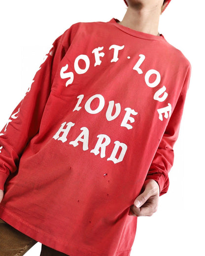 SAINT Mxxxxxx 24SS LS Tee / Soft Love "Red"
