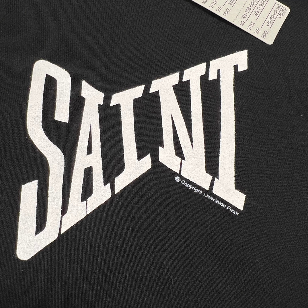 SAINT Mxxxxxx HOODIE RIBON SAINT BLACK