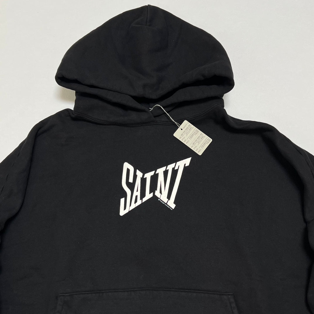 SAINT Mxxxxxx HOODIE RIBON SAINT BLACK