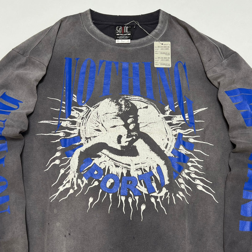 SAINT Mxxxxxx X Kosuke Kawamura LS TEE NOTHING IMP