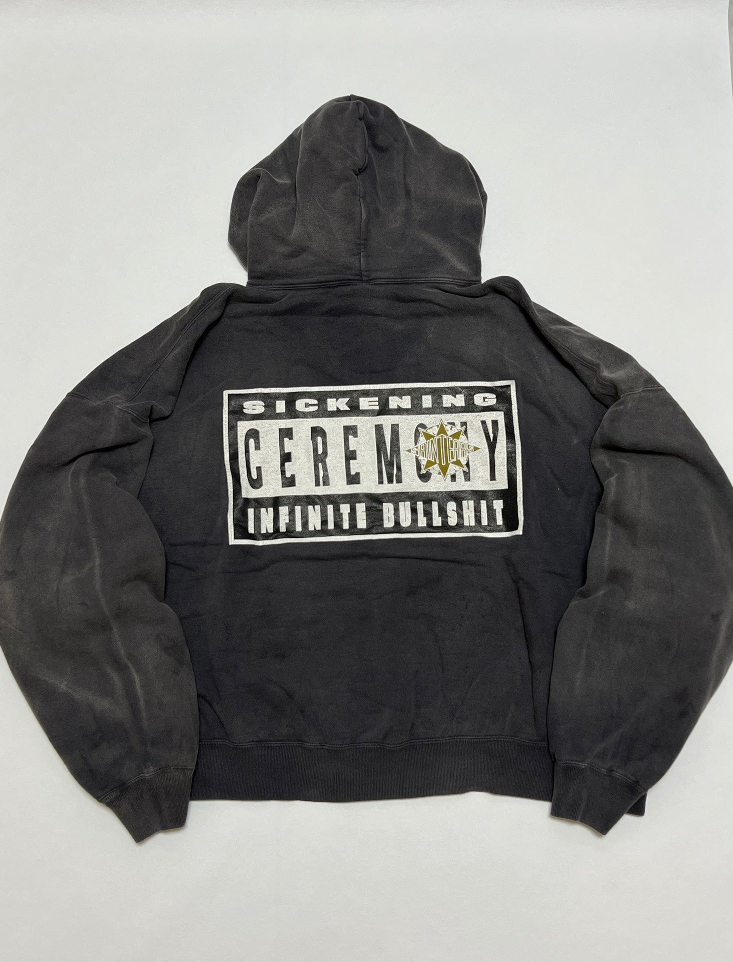 SAINT Mxxxxxx 24FW x Denim Tears DT_Hoodie "Black"
