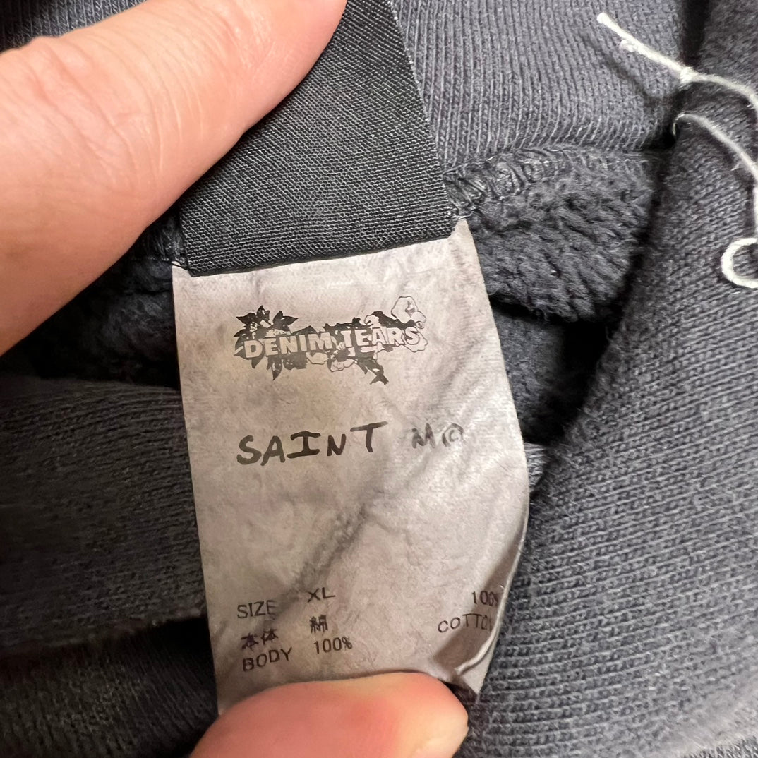 SAINT Mxxxxxx 24FW x Denim Tears DT_Hoodie "Black"