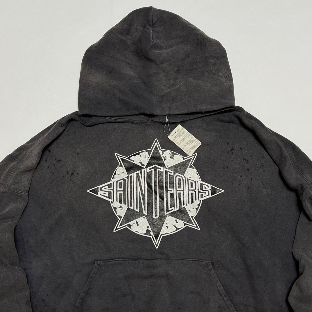 SAINT Mxxxxxx 24FW x Denim Tears DT_Hoodie "Black"