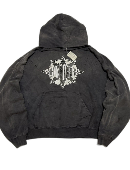 SAINT Mxxxxxx 24FW x Denim Tears DT_Hoodie "Black"