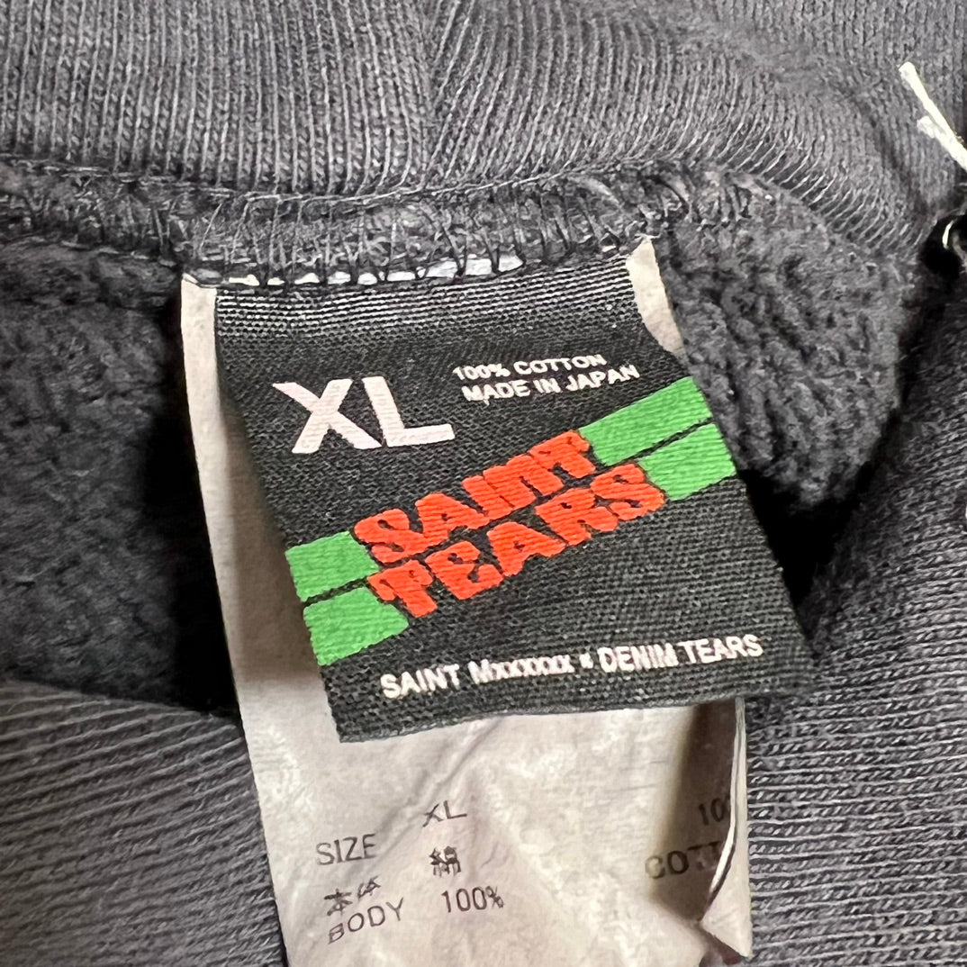 SAINT Mxxxxxx 24FW x Denim Tears DT_Hoodie "Black"