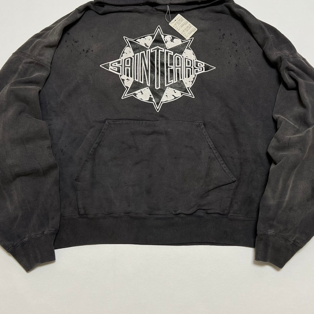 SAINT Mxxxxxx 24FW x Denim Tears DT_Hoodie "Black"