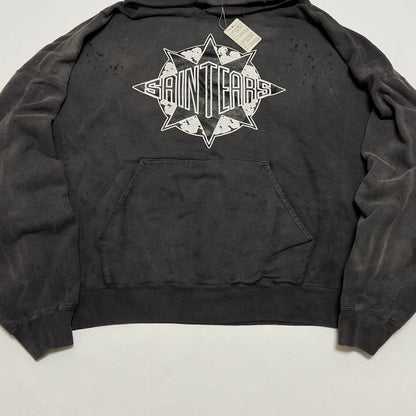 SAINT Mxxxxxx 24FW x Denim Tears DT_Hoodie "Black"