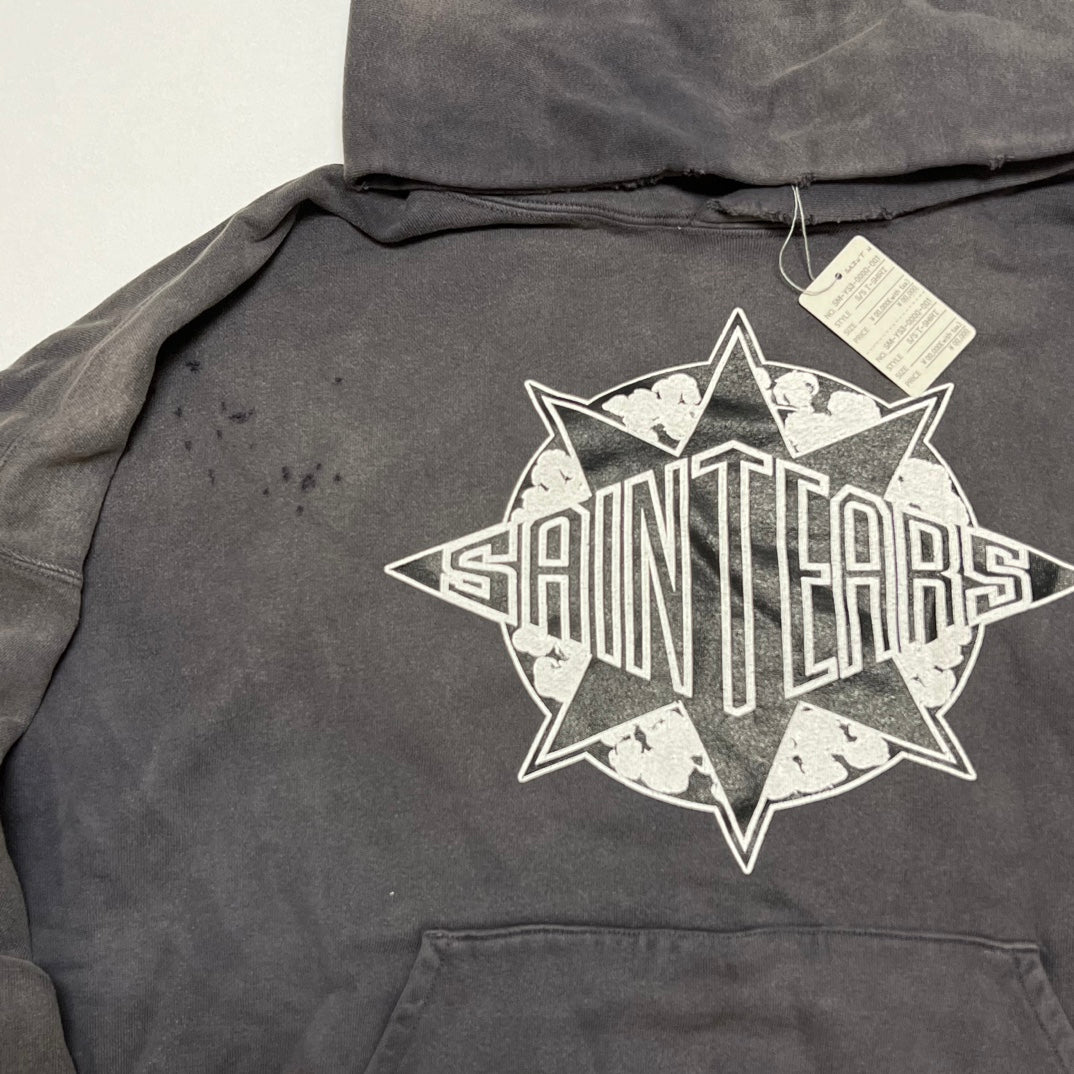 SAINT Mxxxxxx 24FW x Denim Tears DT_Hoodie "Black"