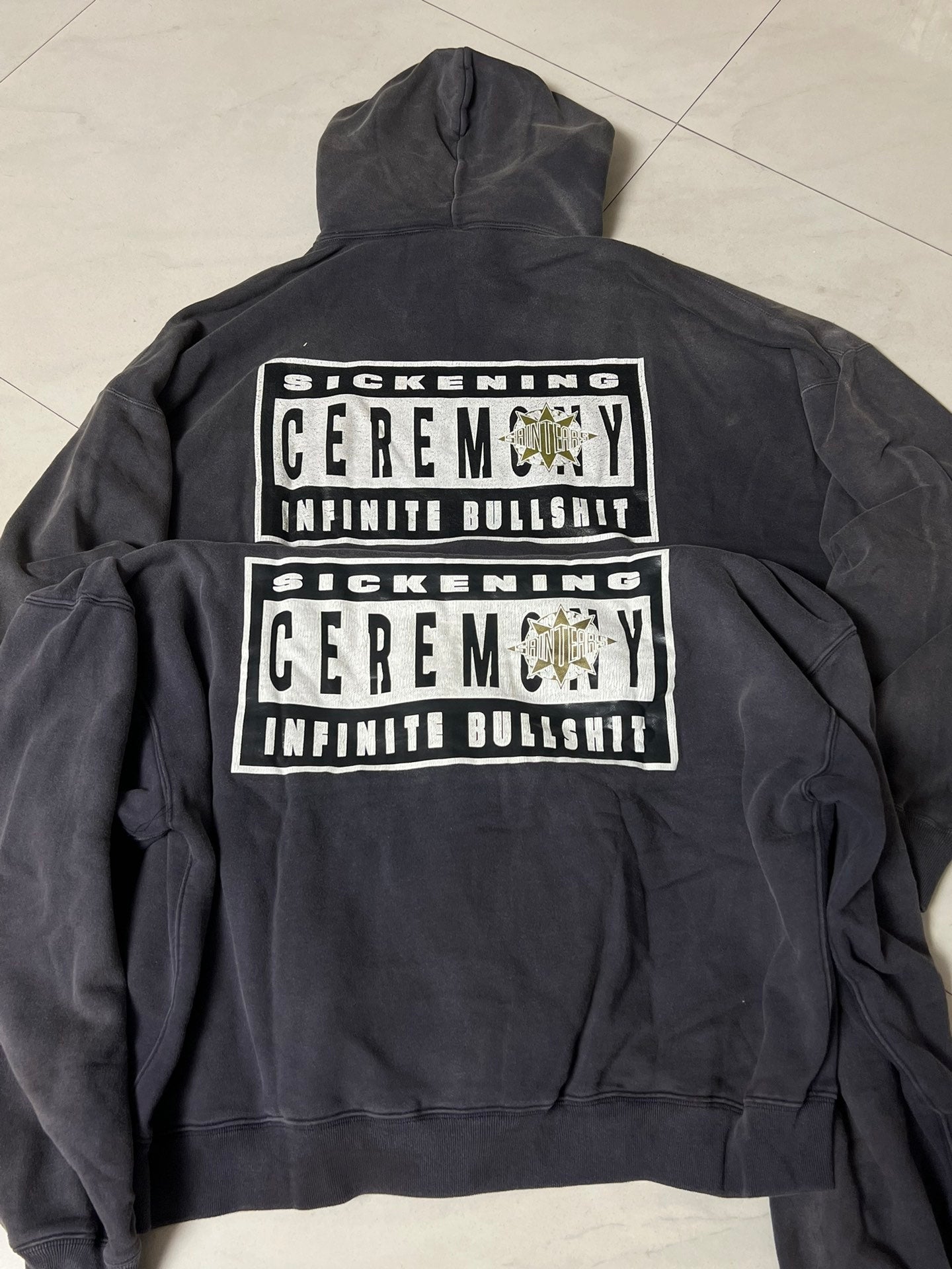 SAINT Mxxxxxx 24FW x Denim Tears DT_Hoodie "Black"