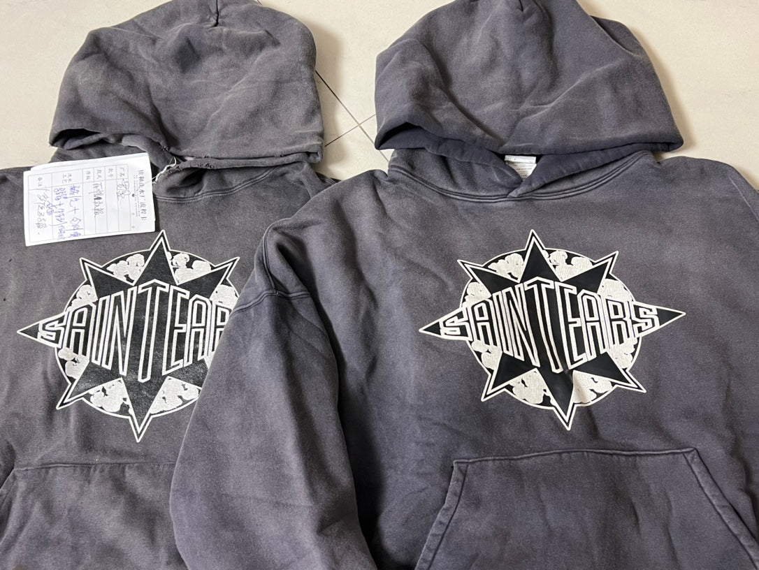 SAINT Mxxxxxx 24FW x Denim Tears DT_Hoodie "Black"