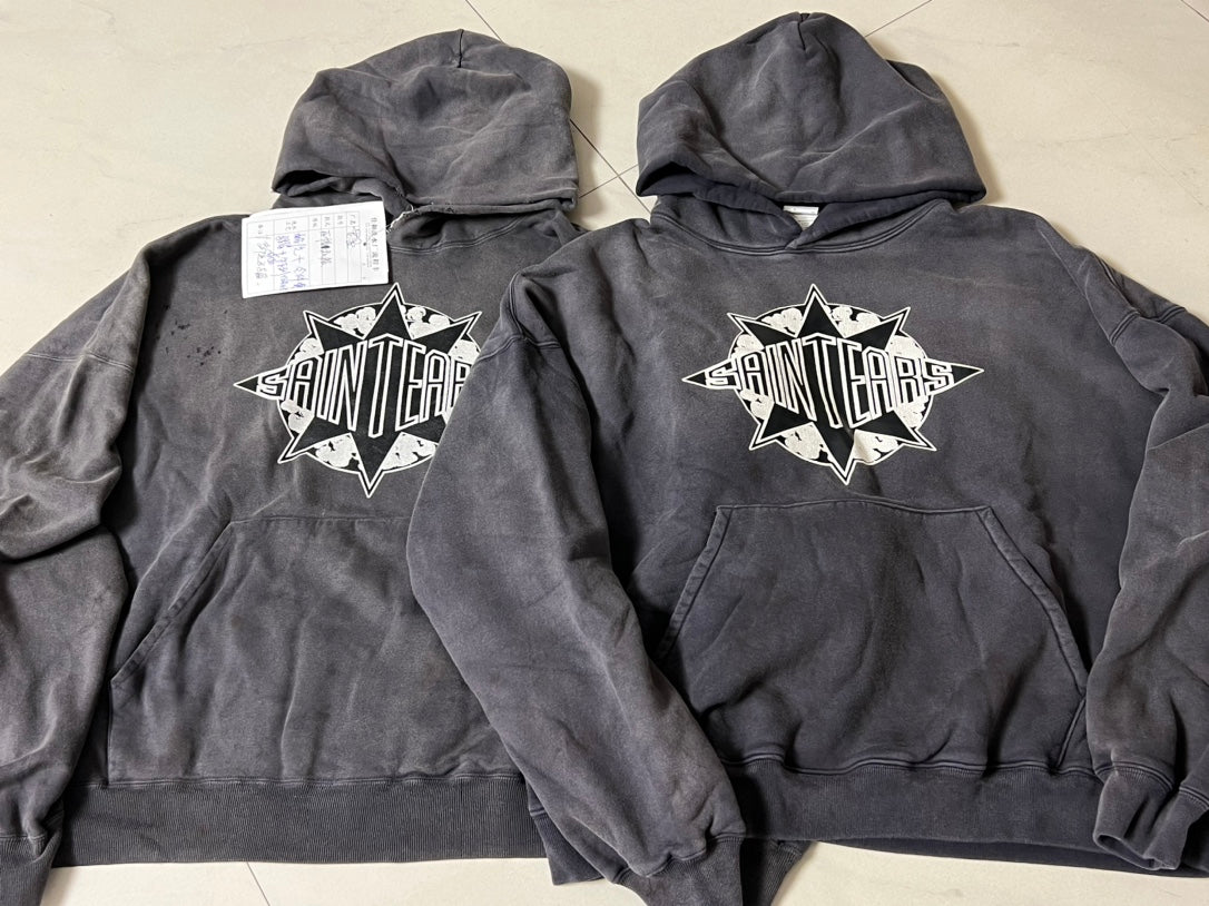 SAINT Mxxxxxx 24FW x Denim Tears DT_Hoodie "Black"