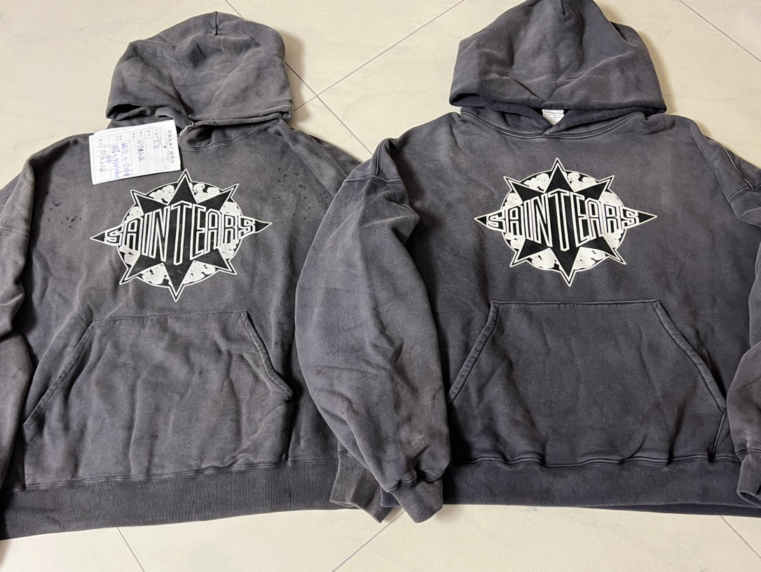SAINT Mxxxxxx 24FW x Denim Tears DT_Hoodie "Black"