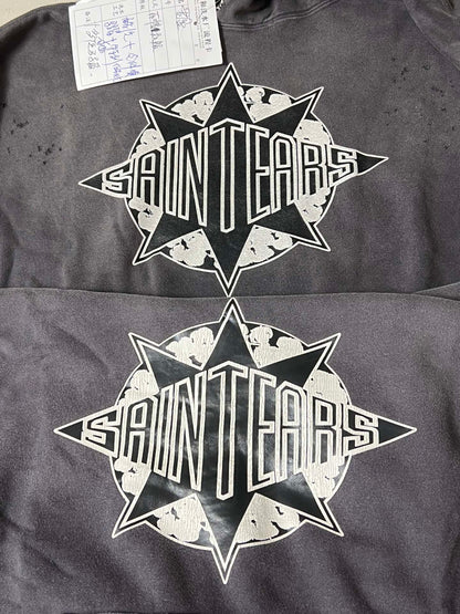SAINT Mxxxxxx 24FW x Denim Tears DT_Hoodie "Black"