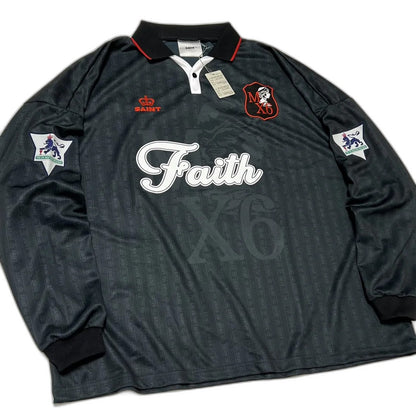 SAINT Mxxxxxx Soccer Shirt Faith "Black"
