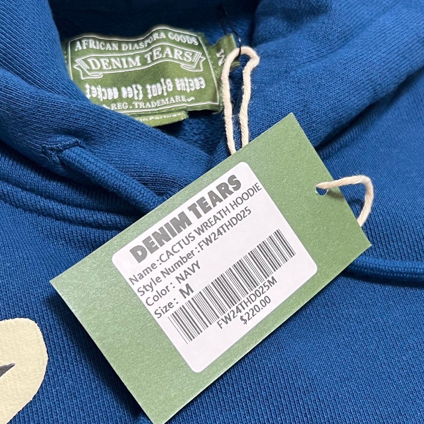 Denim Tears x CPFM Cactus Tears Wreath Hoodie Parka