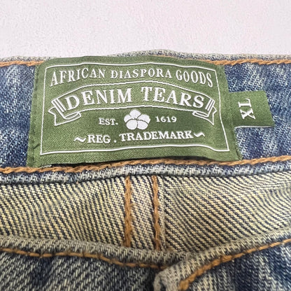 DENIM TEARS x LEVI'S Dirty Wash Wreath Short "Light Wash"