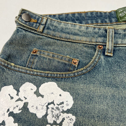 DENIM TEARS x LEVI'S Dirty Wash Wreath Short "Light Wash"