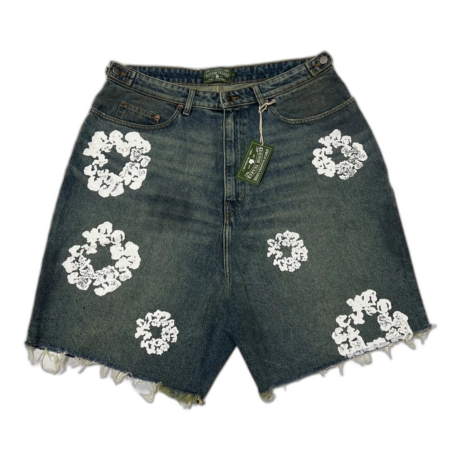 DENIM TEARS x LEVI'S Dirty Wash Wreath Short "Light Wash"