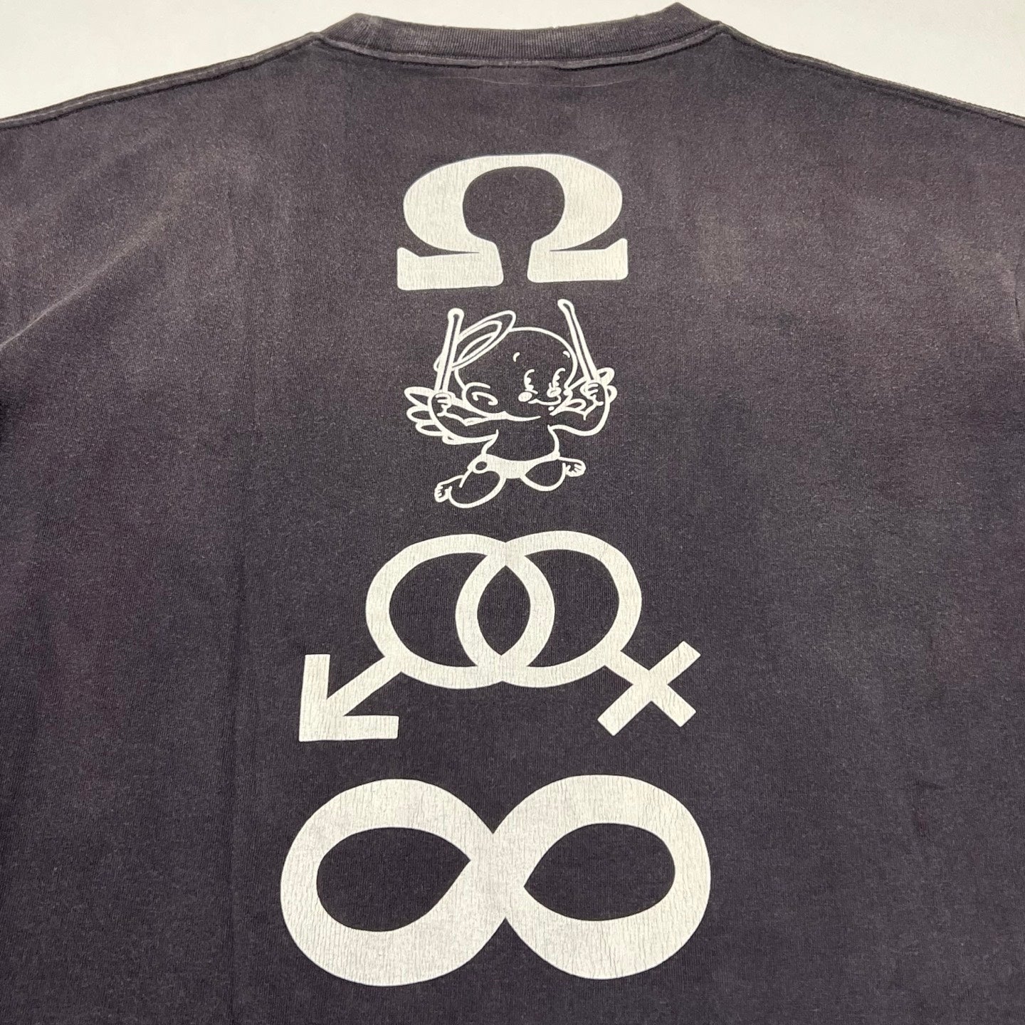 SAINT Mxxxxxx TEE/CANDLE / BLACK