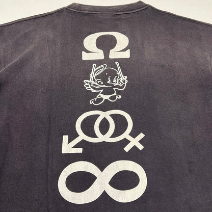 SAINT Mxxxxxx TEE/CANDLE / BLACK