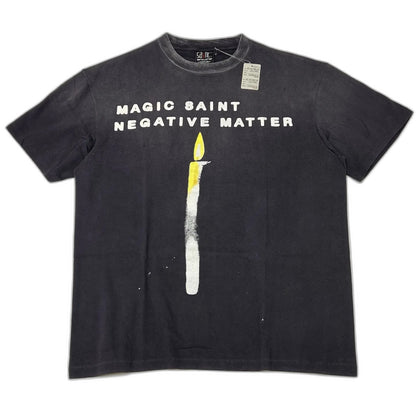 SAINT Mxxxxxx TEE/CANDLE / BLACK