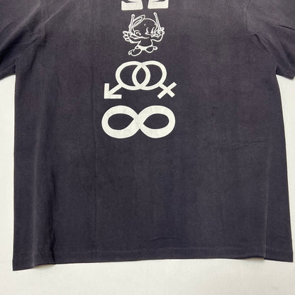 SAINT Mxxxxxx TEE/CANDLE / BLACK