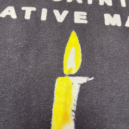 SAINT Mxxxxxx TEE/CANDLE / BLACK