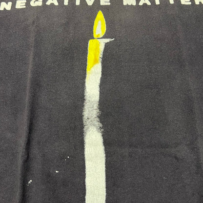 SAINT Mxxxxxx TEE/CANDLE / BLACK
