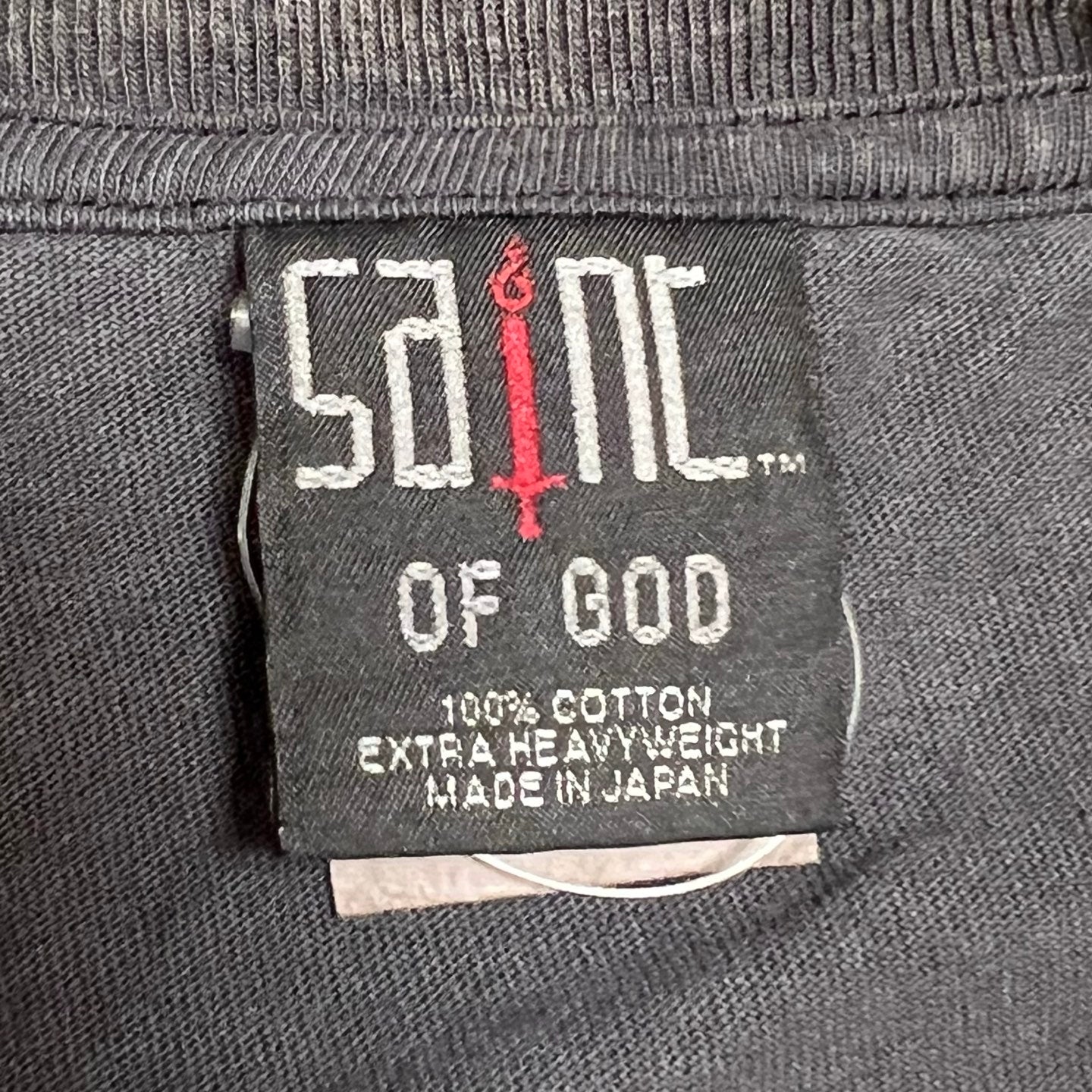 SAINT Mxxxxxx x FEAR OF GOD LS Tee "Black"