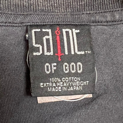 SAINT Mxxxxxx x FEAR OF GOD LS Tee "Black"