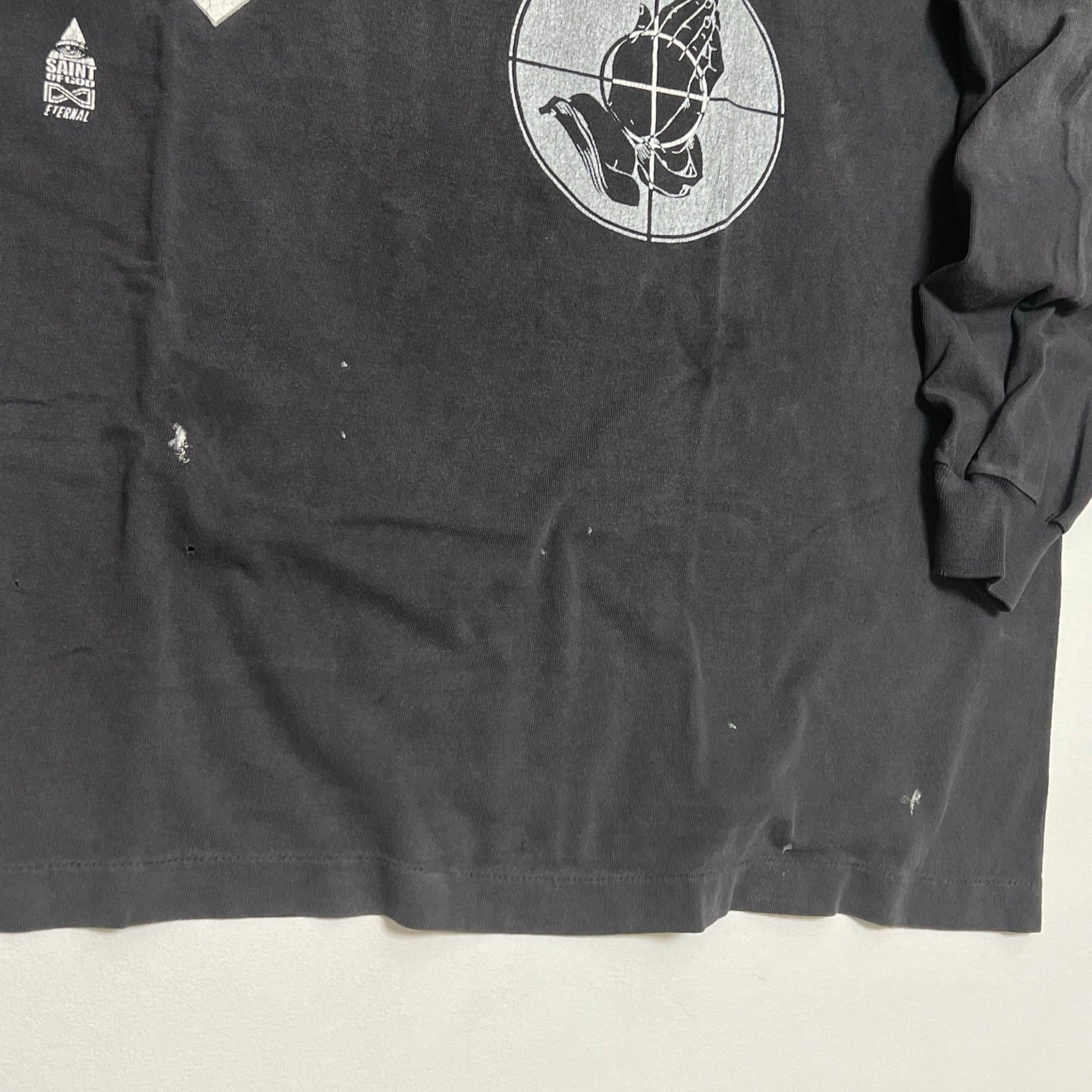 SAINT Mxxxxxx x FEAR OF GOD LS Tee "Black"