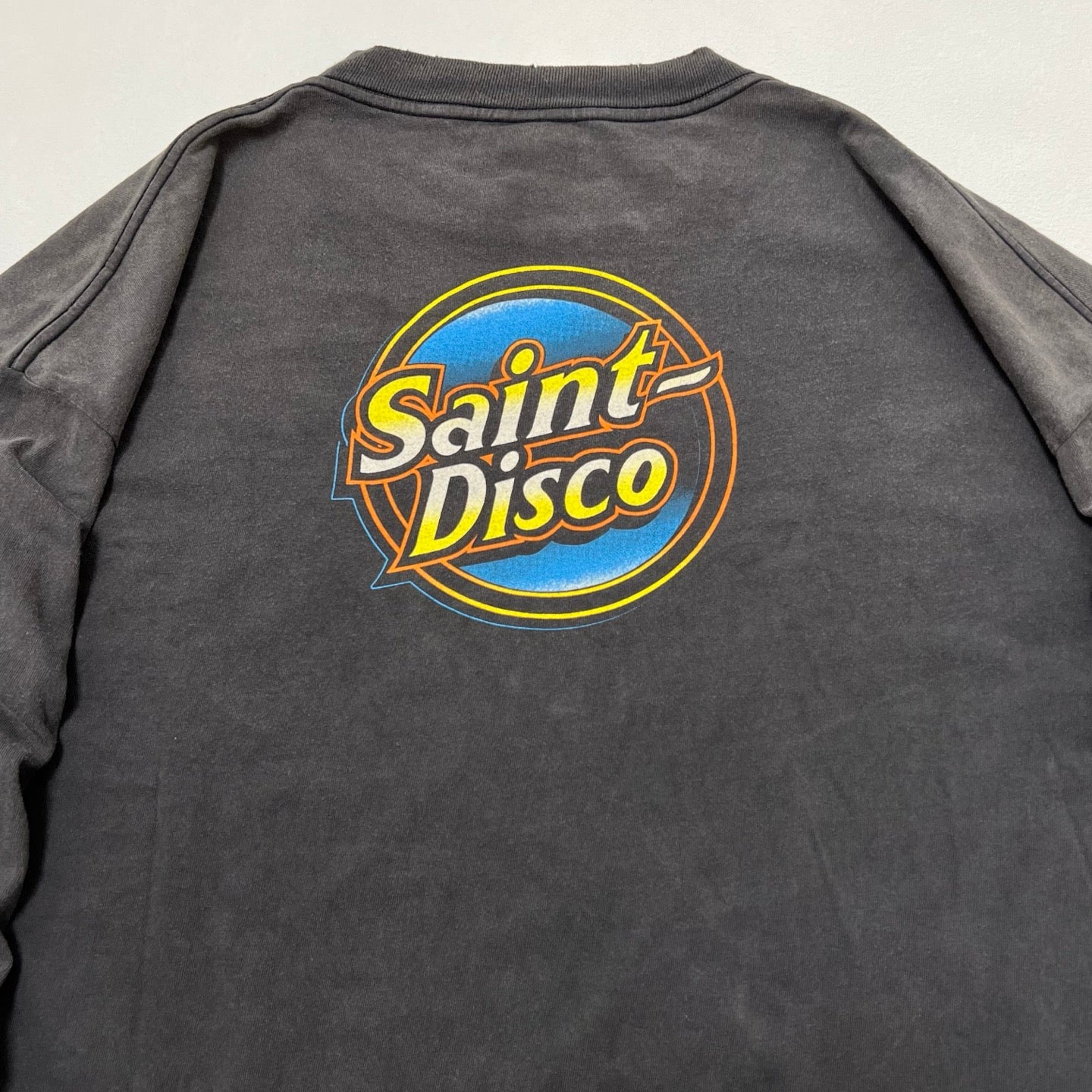 SAINT Mxxxxxx × TEFLON DISCO L/S TEE SAINT DISCO SAINT DISCO